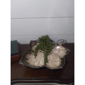 F.B Rogers Silver Plate footed Leaf dish